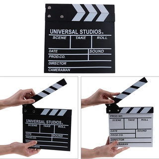 [technologyonsale]Director video acrylic clapboard dry erase tv film movie clapper board slate
