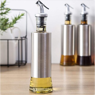 Dailyhome 500ml Oil Dispenser Bottle Stainless Steel Condiments Vinegar Soy Sauce Container (4)