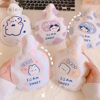 Plush hot water bottle water injection portable mini hand warmer to keep warm and compress your belly