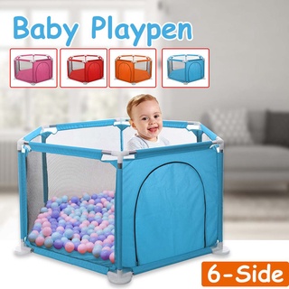 Folding Kids Playpen Baby Fence Safe Barrier for Bed Ball Pool 0 6 Years Children's Playpen Oxford C