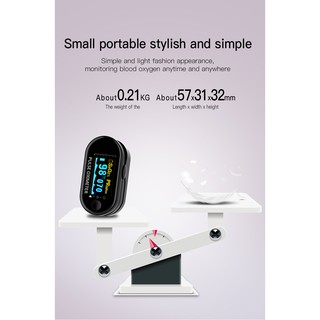 Finger Clip Pulse Oximeter Blood Oxygen Monitor Finger Pulse Heart Rate Meter (4)