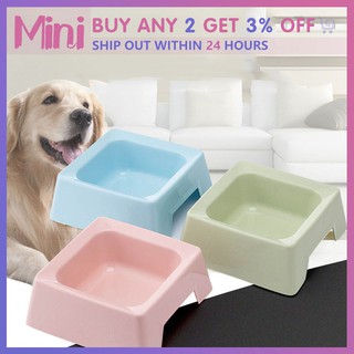 Pet bowl pet cat dog bowl cute plastic water food feeder cat and dog bowl