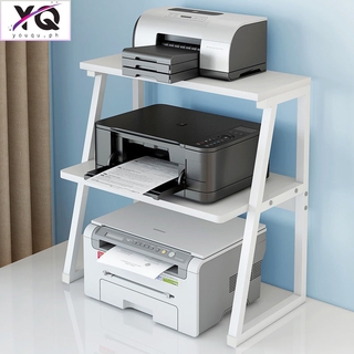 【FREE Delivery】Save Space Office Table With Printer Rack Desk With Printer Stand Office Printer Rack Multilayer Copier Shelf