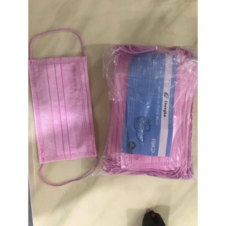 All Pink Disposable Face Mask 50 pcs with boxes