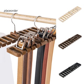 [PEOD] Durable Men Plastic Belt Scarf Rack Organizer Neck Tie Hanger Holder Organizer