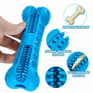 Dog Puppy Toothbrush Rubber Dog Toy Molar Tooth Stick Chew Pet Toys Teeth Cleaning Nontoxic