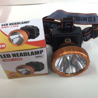 AMP-1708 Led headlamp battery operated double A
