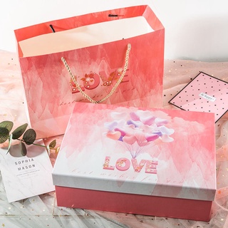 Gift box girl s day gift box empty box large hand gift box ins Tanabata Valentine s Day gift box (8)