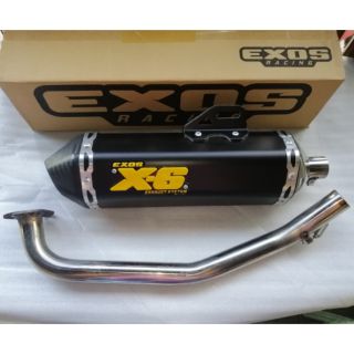 EXOS X6 for AEROX 155 silent pipe