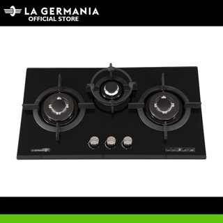 La Germania 78cm Gas Cooktop/Built in Hob GH-830X (Tempered Glass Top)