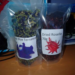 Dried Roselle Sabdariffa 70g calyx Hibiscus Herb Red Herbal Tea juice (9)