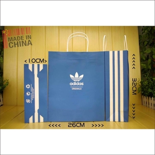 6 Design 5 PCS Adidas Yeeze Shoes Branded Paper Bags Franchised Paper Handbag for Gift High Quality (6)