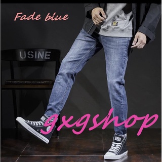 #3156 Men′s STRETCHABLE skinny jeans Fade blue