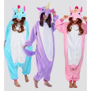 Women Sleepwear Unicorn Pajamas Adult Jumpsuits Kigurumi Costume Cosplay