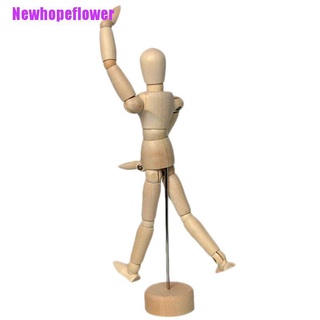 [[NFPH]] 5.5" Drawing Model Wooden Human Male Manikin Blockhead Jointed Mannequin Puppet (3)