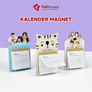 Twindigital Acrylic Magnet Calendar Premium Acrylic Custom Mini Calendar - Acrylic Magnet Calendar
