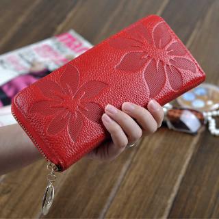 Head Layer Cowhide Wallet Long Fund Hpackage Guangzhou Genuine Leather Women Wallet