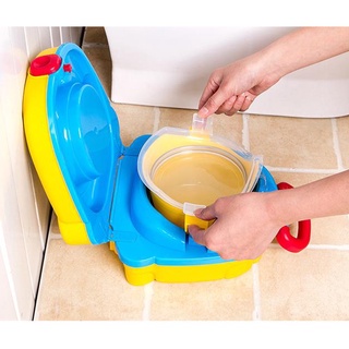 Baby Toilet Lovely Portable Travel Toddlers Kids Potty Car Squatty Potty Child Pot Bedpan Training G