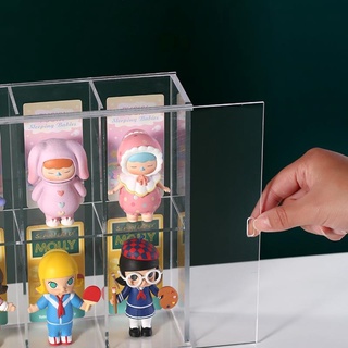 Transparent Acrylic Display Case Model Toy Display Frame Doll Storage Box Toy Doll Organizer Doll (4)