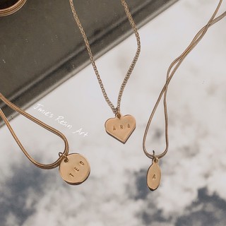 Minimalist Initials/Name or Number Engraved Necklace ✨ (1)