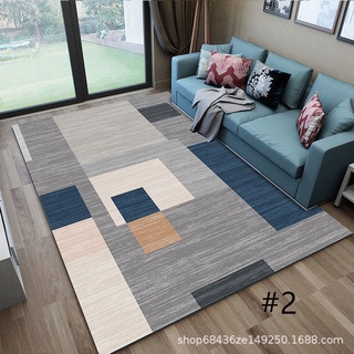 80cmX120cm Geometric Carpet Comfortable Lounge Area Rectangular Carpet Nordic Style