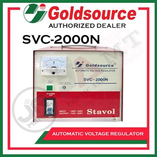 Goldsource SVC-2000N Automatic Voltage Regulator 2000 watts AVR w/ Time Delay