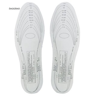 TWTO-1 Pair Men Women Comfortable Soft Antibacterial Memory Foam Shoe Pad Insoles