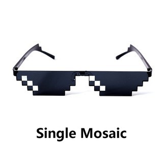 Deal With It thug life Glasses Mosaic Pixel Sunglasses Nice! (2)