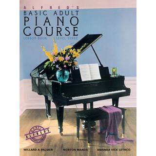 Basic Adult Piano Course Lesson Book Level Three by Alfred's in English for Music