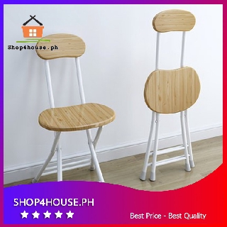 Foldable Chair Leisure Portable Lunch Break Wooden Chair