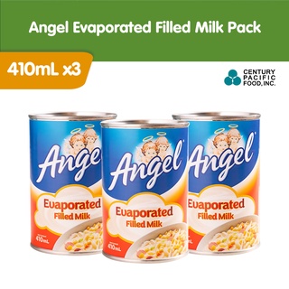 Angel Evaporated Filled Milk 410ml Pack of 3