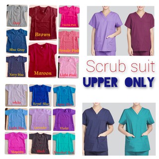 scrub suit upper only / Katrina fabric