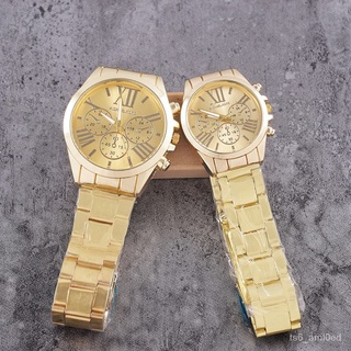 【Lowest price】[JAY.CO] MK stainless steel gold rossgold silver couple watch gift #MK01CPCHP