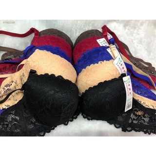 ✑◊۞Push up bra with wire full lace makapal foam size 32-36