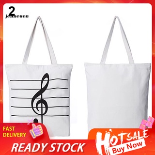 JN~ Women Shoulder Bag Canvas Handbag Totes Shopper Fashion Travel Musical Bags