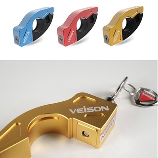 VEISON Motorcycle Handlebar Lock Grip Security Lock Grip Locks Scooter Throttle Lock Theft Protectio (5)