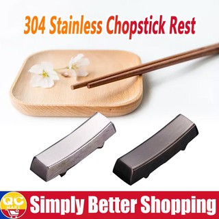 Chopsticks Pillow Stainless Steel Chop Sticks Tableware Silver Gold Chopsticks Rest Japanese Korean