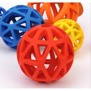 Outdoor Pet Toy Drain Food Ball Dog Bite Resistant Ball Natural Non-toxic Rubber Dog Geometric
