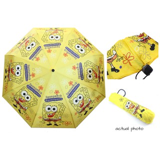 CLEARANCE SALE MINOR ISSUE Spongebob 3 fold umbrella (1)