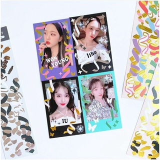 [love.me.more]K-POP Polco Sticker Deco Seal Waterproof Sticker Photocard Polaroid Diary DIY Deco