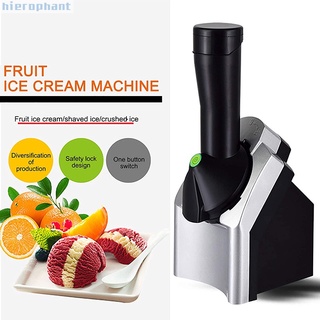 ♗✚Home Ice Cream Maker Electric Fruit Sorbet Machine for Making Healthy Vegan Ice Cream Desserts