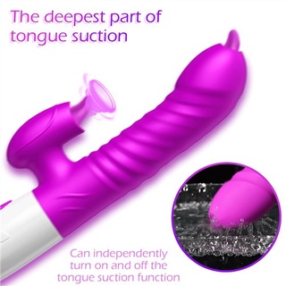 Confidential delivery☁▪∋Double Tongue Cunnilingus Vibrator Telescopic Rotating Dildo Heating Vagina
