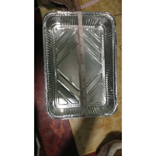 [5PCS]&[10 PCS] ALUMINUM FOIL TRAY 12x8x2 WITH LID CATERING TRAY (4)