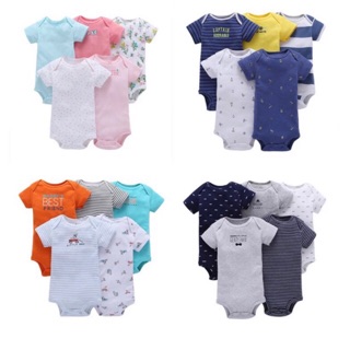 BABY CORP 1 Piece Romper Newborn Toddler Bodysuits Boy Girl Onesie Pajamas (randomly given) (3)