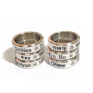 SHINEE ONEW/MINHO/JONG HYUN/ KPOP RING Jewelry Accessories