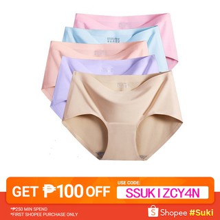 Ice Silk Panties girls clothing Seamless Underwear (1)