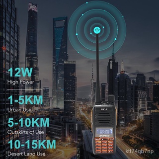2021 BAOFENG Walkie Talkie GT-5 Two Way Radio Comunicador 10KM High Power Portable Dual PTT Radios (2)