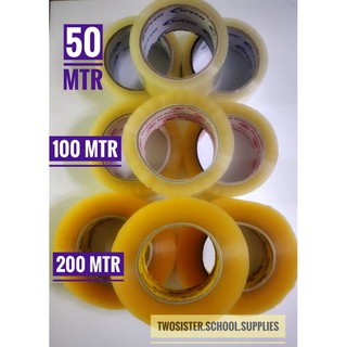 Packaging Tape Clear & Tan 2inches