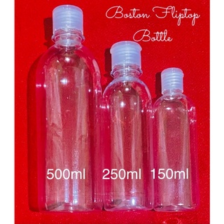 500ml Boston Fliptop Pet Bottle