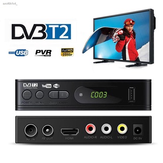 spot goods☇△TV Tuner DVB T2 USB2.0 TV Box HDMI HD 1080P DVB T2 Tuner Receiver Satellite Decoder Buil